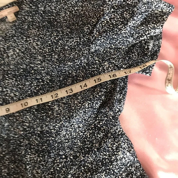 gap blue splatter peplum top - Picture 4 of 8